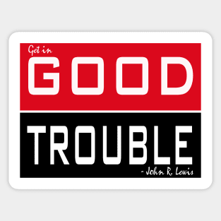 ALKEBULAN - GOOD TROUBLE (Red & Black) Sticker